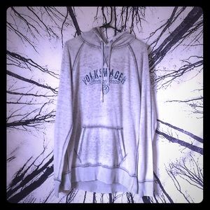 Vintage Volkswagen Hooded Longsleeve Grey